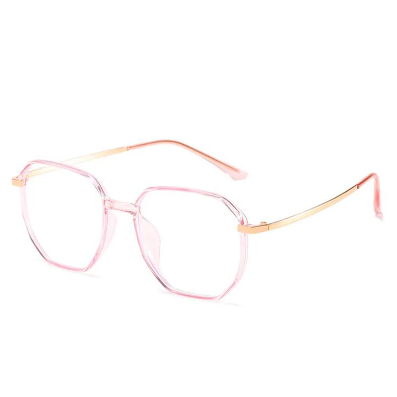 -1.0 -1.5 -2.0...-6.0 -6.5 -7.0 Radiation Protection Polygon Eyewear Women Metal Legs Spectacles Men Optical Glasses