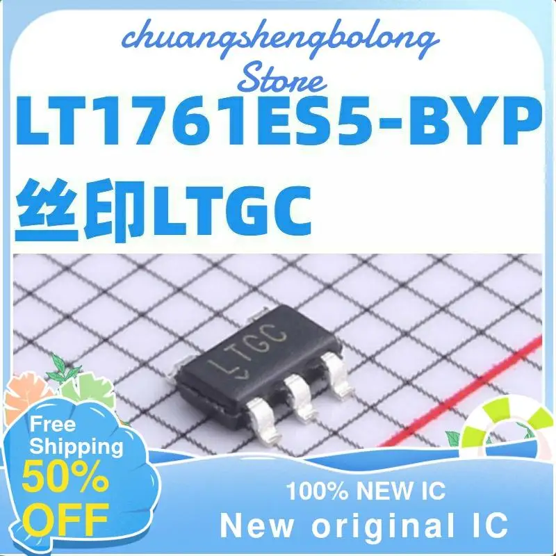 

5PCS LT1761ES5-BYP LT1761ES5 LTGC SOT23-5 nuevo original