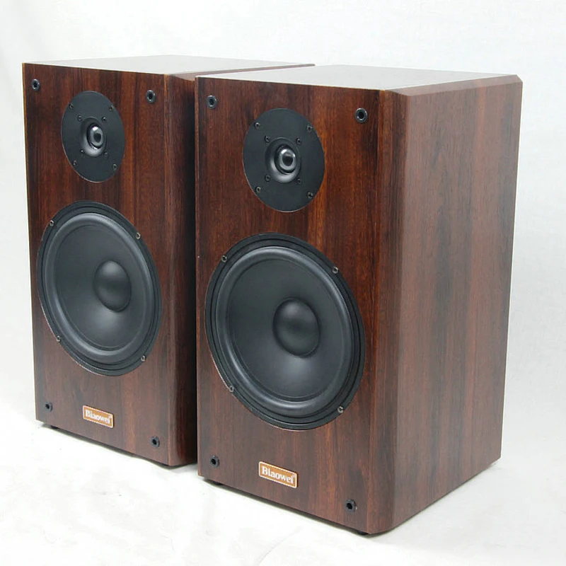 

KYYSLB 30W 6ohm 205 3D 5 Inch Passive Speaker Wooden Bookshelf Speaker 3D Center Box Surround 2.0 Passive Speaker