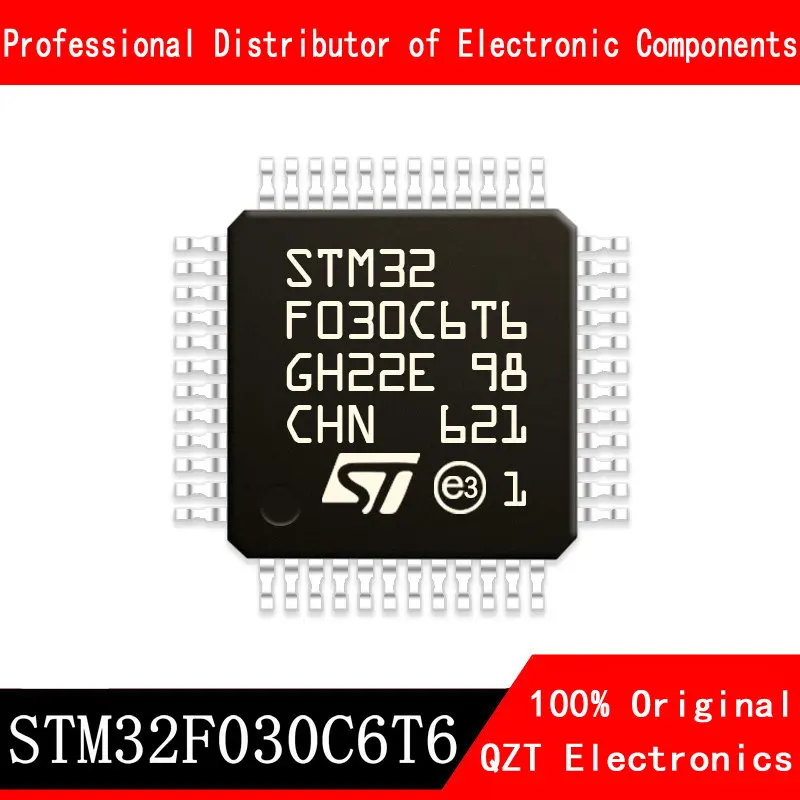 5pcs/lot new original STM32F030C6T6 STM32F030 LQFP48 microcontroller MCU In Stock