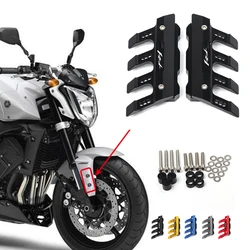 With Logo For Yamaha FZ1 Fazer FZ1N FZ1-N FZ 1 N abs Motorcycle Front Fork Protector Fender Slider Guard Accessories Mudguard