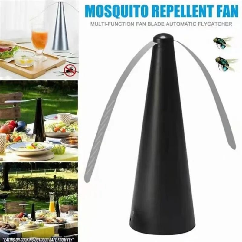 Silent Repellent Fan For Flycatcher Anti mosquito killer Fly Repellent Vliegenverjager Tafel Muggen Killer Kitchen accessories