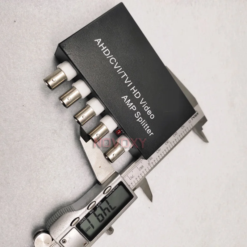 NOVOXY 1 In 4 Out 2mp 1080P AHD CVI TVI BNC Video Distributor Amplifier 1CH To 2CH Splitter For CCTV Security Camera