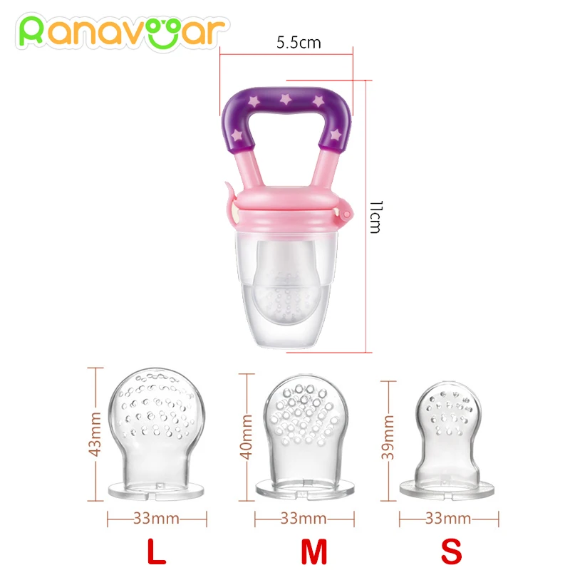 3 In 1 Baby Nipple Fresh Food Fruit Milk Feeding Bottles Nibbler Learn Feeding Drinking Water Straw Handle Teething Pacifier