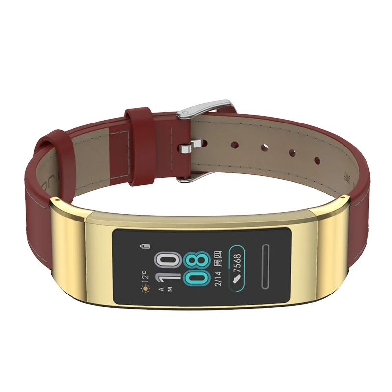 For Huawei Band 4 Pro Strap Metal Wrist Bracelet for Huawei Band 3 Wristbands for Huawei Band 3 Pro Strap Leather Pulsera Correa