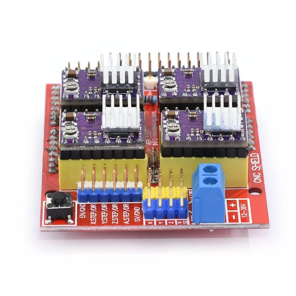 

A4988 V3 Engraver Drive Shield 3D Printer CNC Drive Expansion Board for Arduino 3D Printer CNC