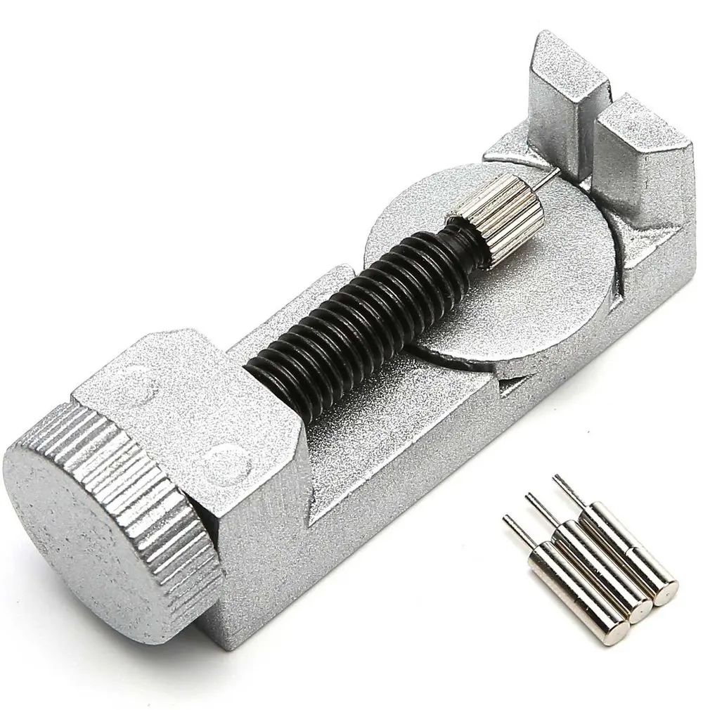 Professional Watch Band & Bracelet Link Remover Adjustable with Metal Watch Repair Tools for Watchmaker Silver Watch Repa Tool