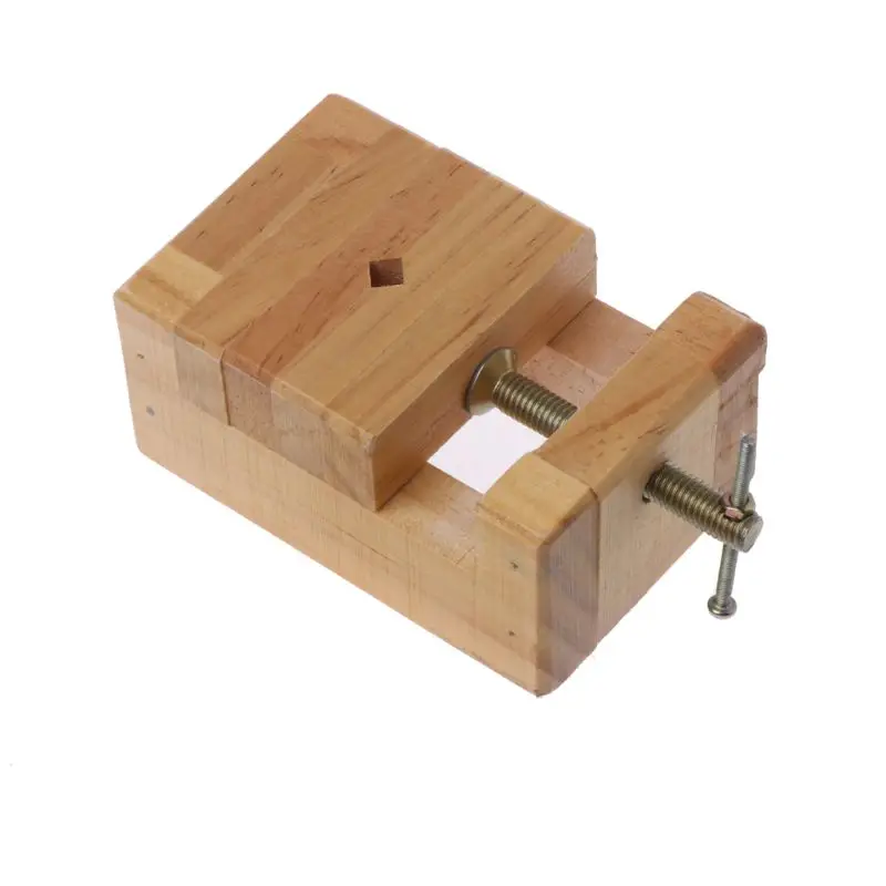 Wood Flat Vise Mini Clamp-on Bench Vise Flat Tongs Woodworking Carving Engraving