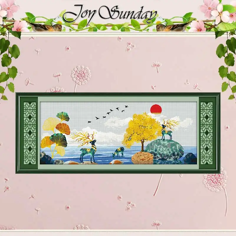 

Stays with you for a Lifetime Counted 11CT 14CT Cross Stitch Sets Handmade Chinese Cross-stitch Kits Embroidery Needlework