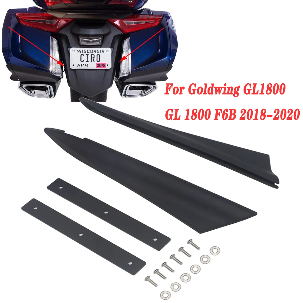 For Honda Goldwing GL1800 GL 1800 F6B 2018 2019 2020 Motorcycle Black Rear Fender Filler Strips Rear fender baffle