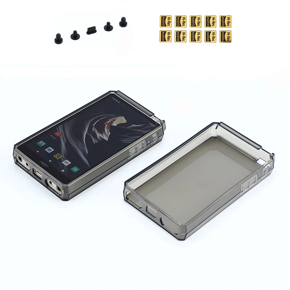 حافظة واقية من مادة البولي يوريثان الشفافة الناعمة لهواتف Hiby R8 Shell