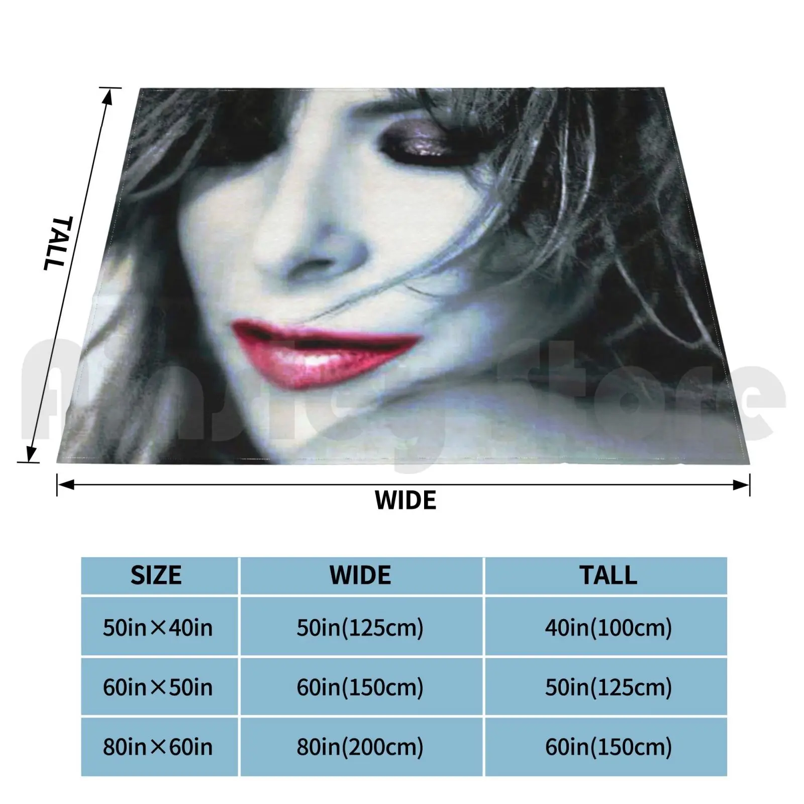 Mylène Farmer تحلم كلمة الحب بطانية موضة مخصصة ميلين مزارع لقد حلم كلمة الحب مثل ميلين #2