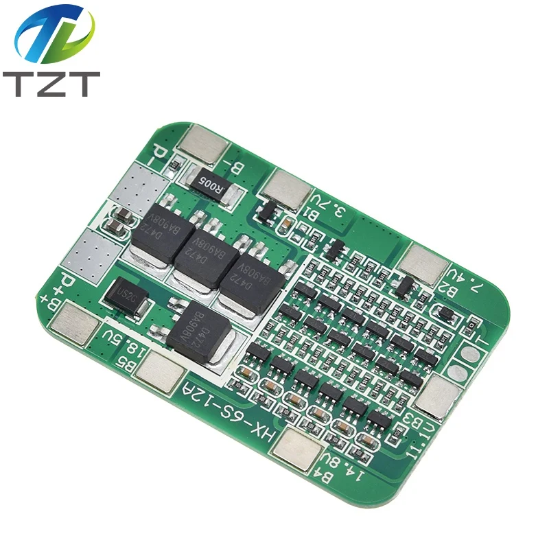 Placa de protección PCB BMS 6S 15A 24V para paquete de 6, módulo de celda de batería de litio de iones de litio 18650, recién llegado