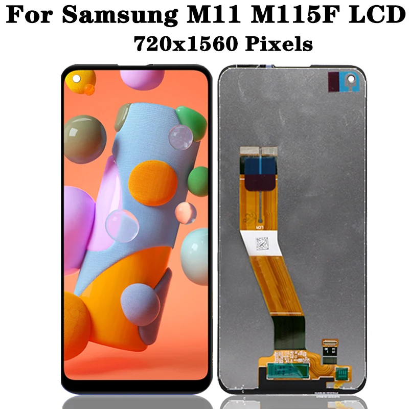 High Quality For Samsung  M11 LCD SM-M115F SM-M115M LCD Display Touch Screen Digitizer Glass Assembly For Samsung m11 Display