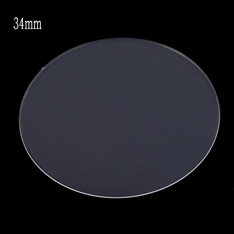 2Pack Diameter 34-43mm Universal Round Tempered Glass Protective Film Screen Protector Cover For huawei samsung Smart Watch