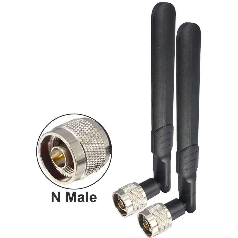 12 dbi Dual band WIFI Antenna 2.4G 5G 5.8Gh N Male Universal Antennas Amplifier WLAN Router Antenne Booster