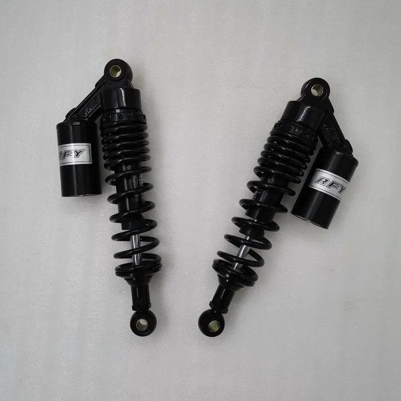 8MM SPRING 300MM/305MM NITROGEN MOTORCYCLE SHOCK ABSORBERS FOR HYOSUNG GV650 GV700 YAMAHA XV250 XV1000 VIRAGO  BLACK