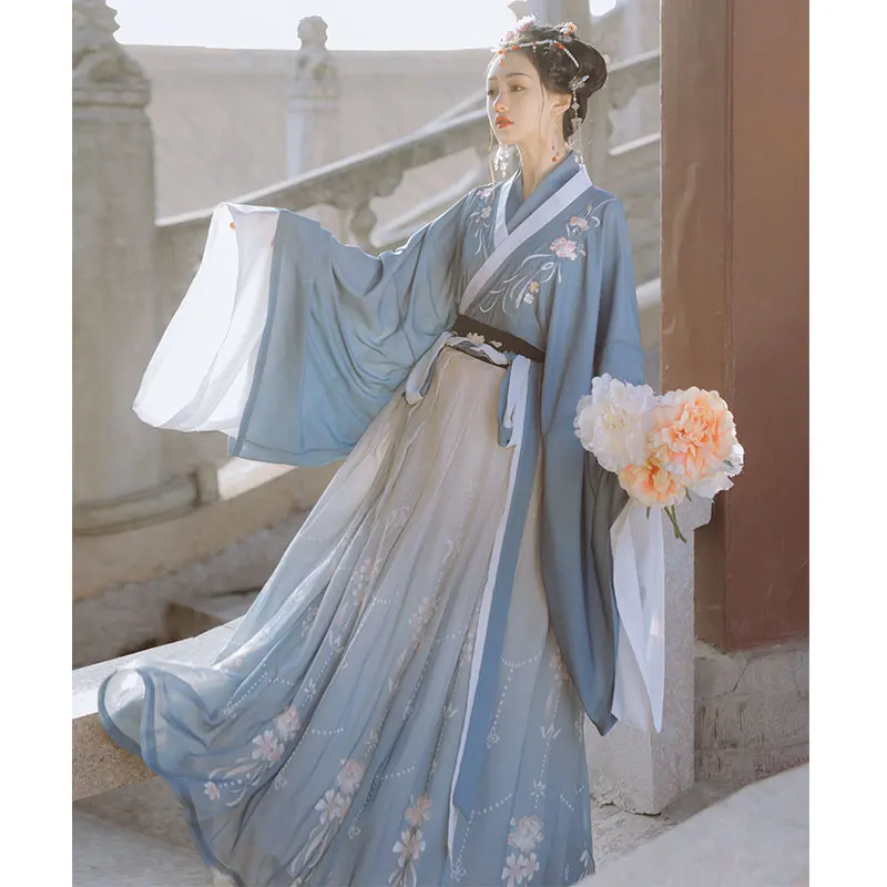 

Oriental Style Hanfu Dance Clothing Girl Fairy Cosplay Asian Traditional Hanfu Ladies Classical Han Dynasty Princess Costume