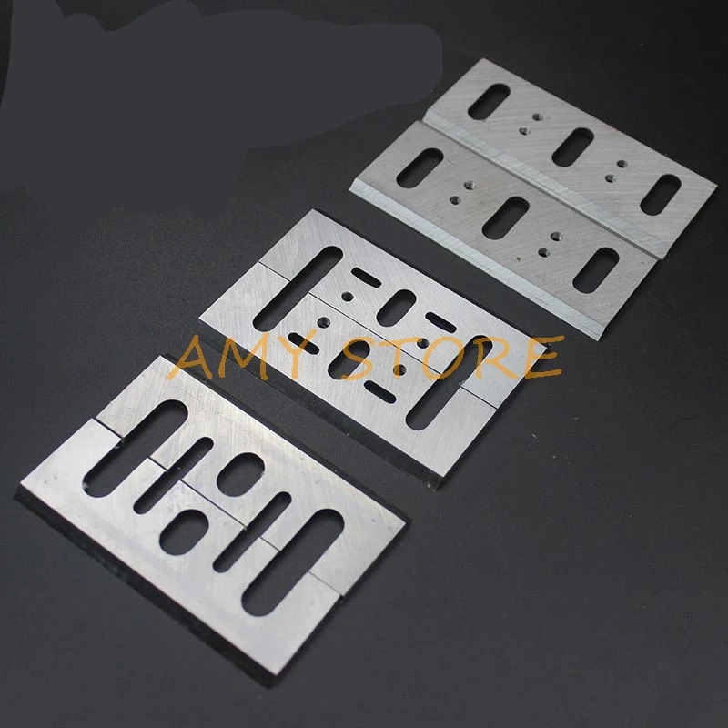 2Pcsโลหะผสมทังสเตนไฟฟ้าTCT HSS PlanerใบมีดตัดสำหรับMakita 1900B 1911 1804N 1805N Hitachi F20A