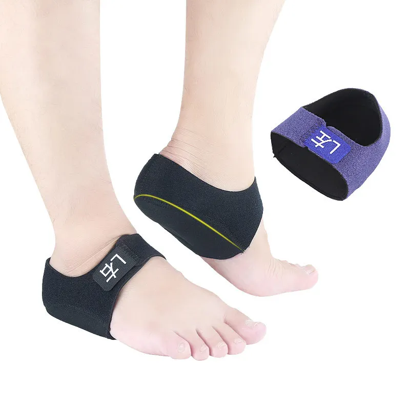 1คู่ Heel Pad บรรเทาอาการปวด Plantar Fasciitis ถุงเท้าสวมใส่รองเท้า Thin Heel Spur ป้องกันแขนส้นเท้า foot Care