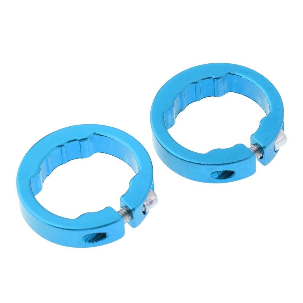 2pcs Lock Ring for Cycling Bicycle Bike Handlebar Grips Locking On Cycle Handle Bar Cover Grips End Fixed Rings for 22.2mm grips