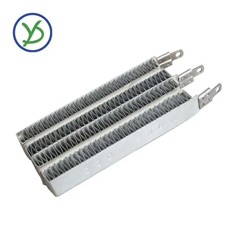 220V 800W Ptc Ceramic Air Heater Conductive Ptc Heating Element Electric Air Heater Parts With Corrugated Strips 96B2 118*44*16m