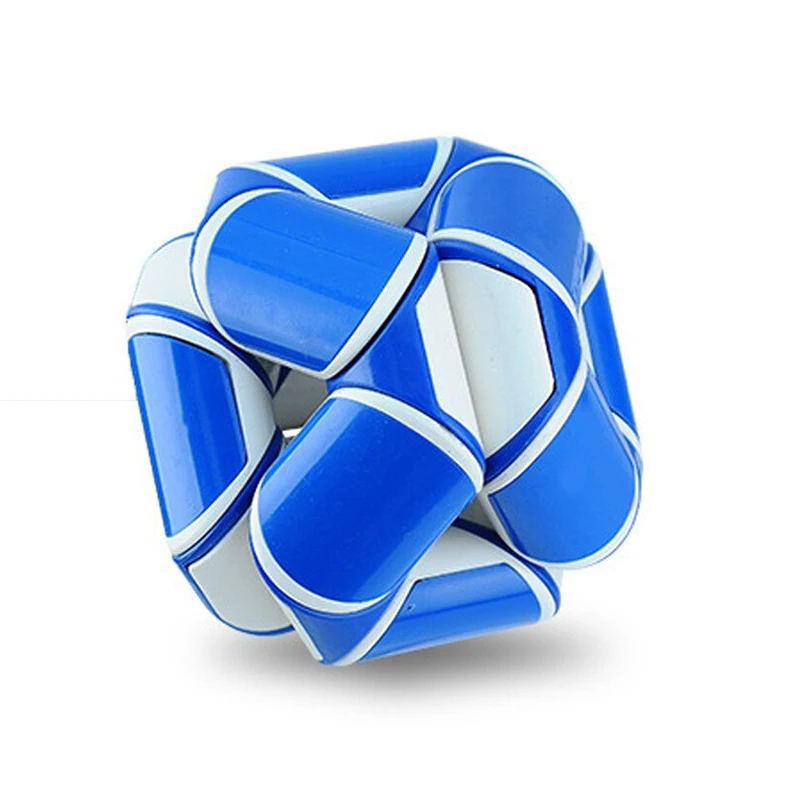 Magic Rule Snake Folding 3D Puzzle Fidget Toy 24 Segments Transformable Ruler Antistress Cube Educational Game for Kid Adult