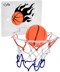 Ventosa basquete hoop brinquedo escritório jogo de mesa banheiro toalete slam dunk gadget com bomba e 2 bolas para a criança menino menina