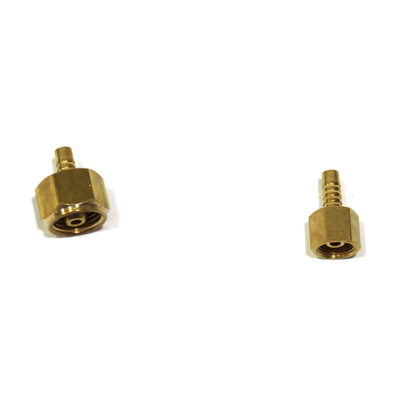 2 pces m10 ou m16 tig tocha de soldagem conector porca de gás água