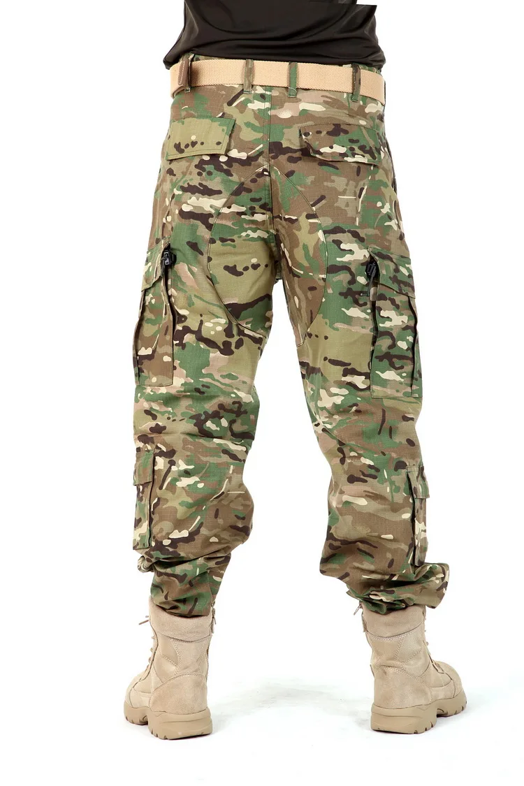 Men Camouflage Pants Hunting Hiking Cargo Pants  Outdoors Male Tactical Camo Climbing Camping Pants XS-XXL Plus Size