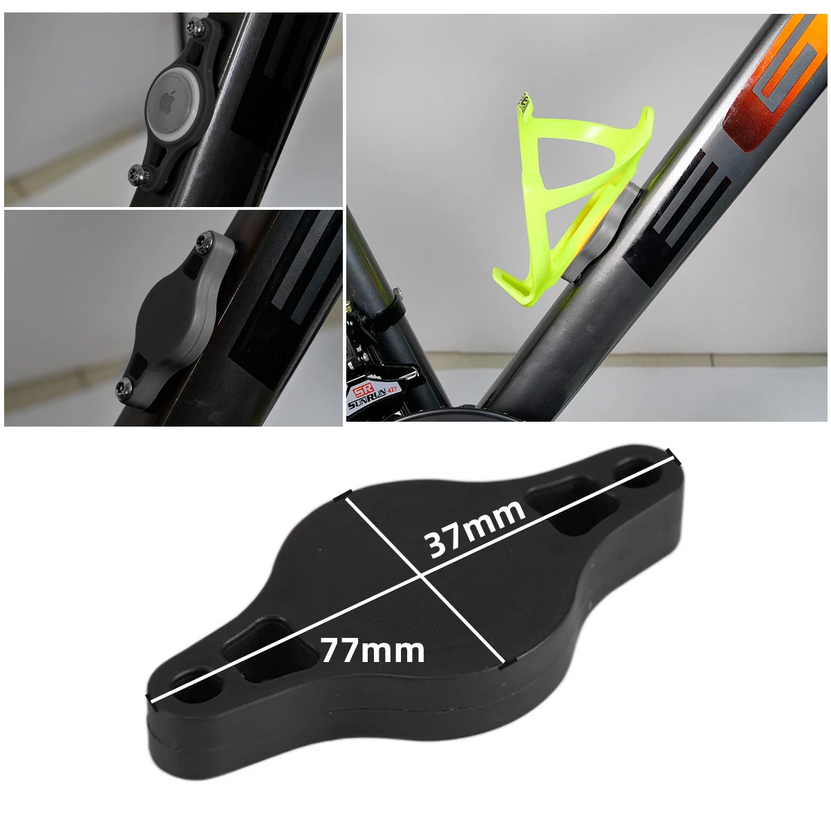 For Apple AirTag Bike Mount Road Bicycle Bottle Cage Support Holder Mountain Bike Anti-lost GPS Location Airtag Case Accessories