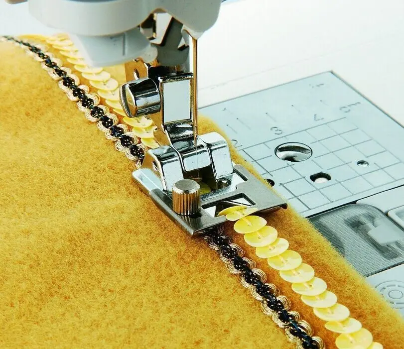 Domestic Sequin Braiding Foot Sewing Machine Presser Foot 9905(#SA141) For Brother Singer Juki etc. YJ85