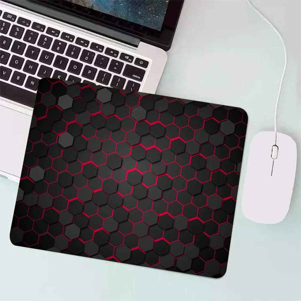 Grid Honeycomb Small Gaming Mouse Pad Gamer Keyboard Mousepad Computer Office Mouse Mat Laptop Carpet Anime Mause pad Desk Mat