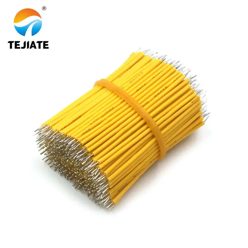 100PCS 5/0.8 24AWG 5/15CM Jumper-wire Welding-wire Conducting-wire Electronic Connecting-wire Tin-plated