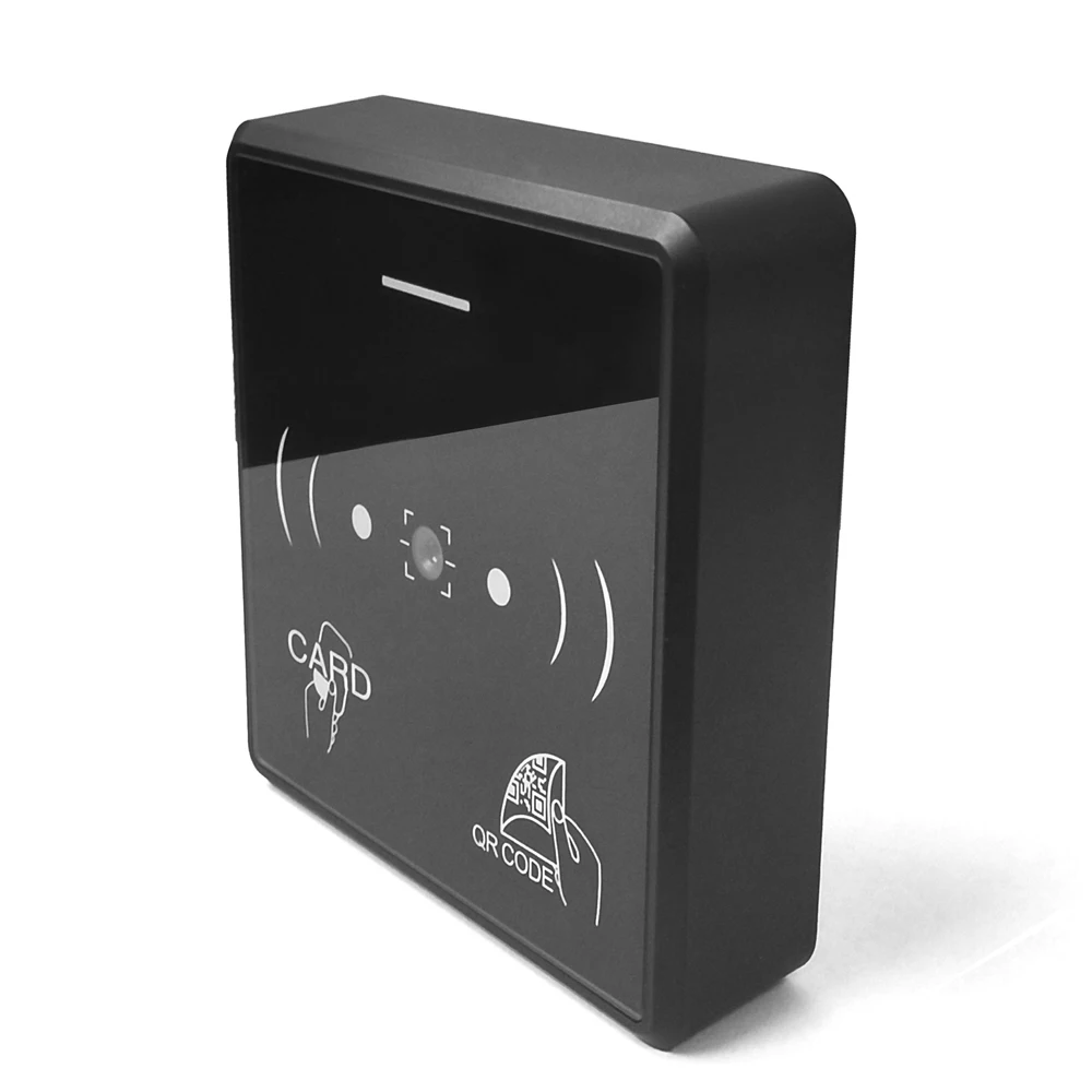 13.56Mhz RFID Card Reader Dynamic QR Code Access Controller 20000 User QROPEN  App Control Reader TTL/RS485/Wiegand26/34 Output