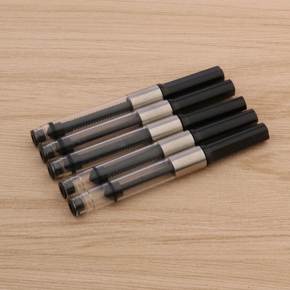 10Pc Plastic Pump Cartridges 3.4MM Fountain Pen Converter School Student Office Gifts Stationery