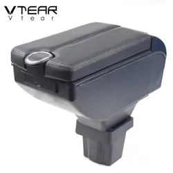 Vtear For Chevrolet Trax Tracker Armrest Interior Center Console Storage Box Arm Rest Accessories Car-Styling Parts Decoration
