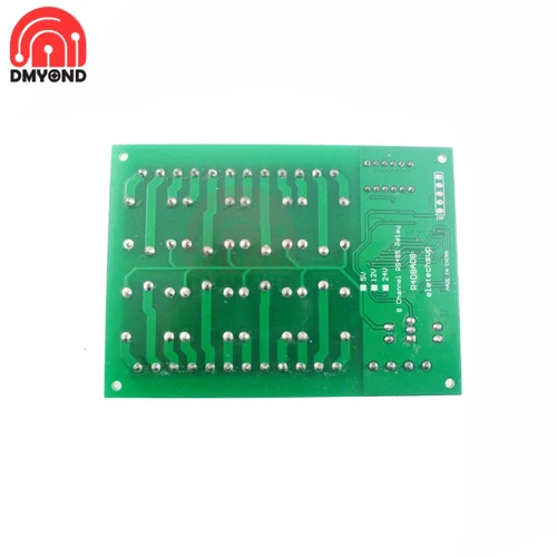 Imagen 2 del producto Placa de relé Modbus RTU UART, interruptor de Control remoto, caja de riel DIN35, módulo de expansión de Control de automatización PLC, cc 12V, 8 canales, RS485