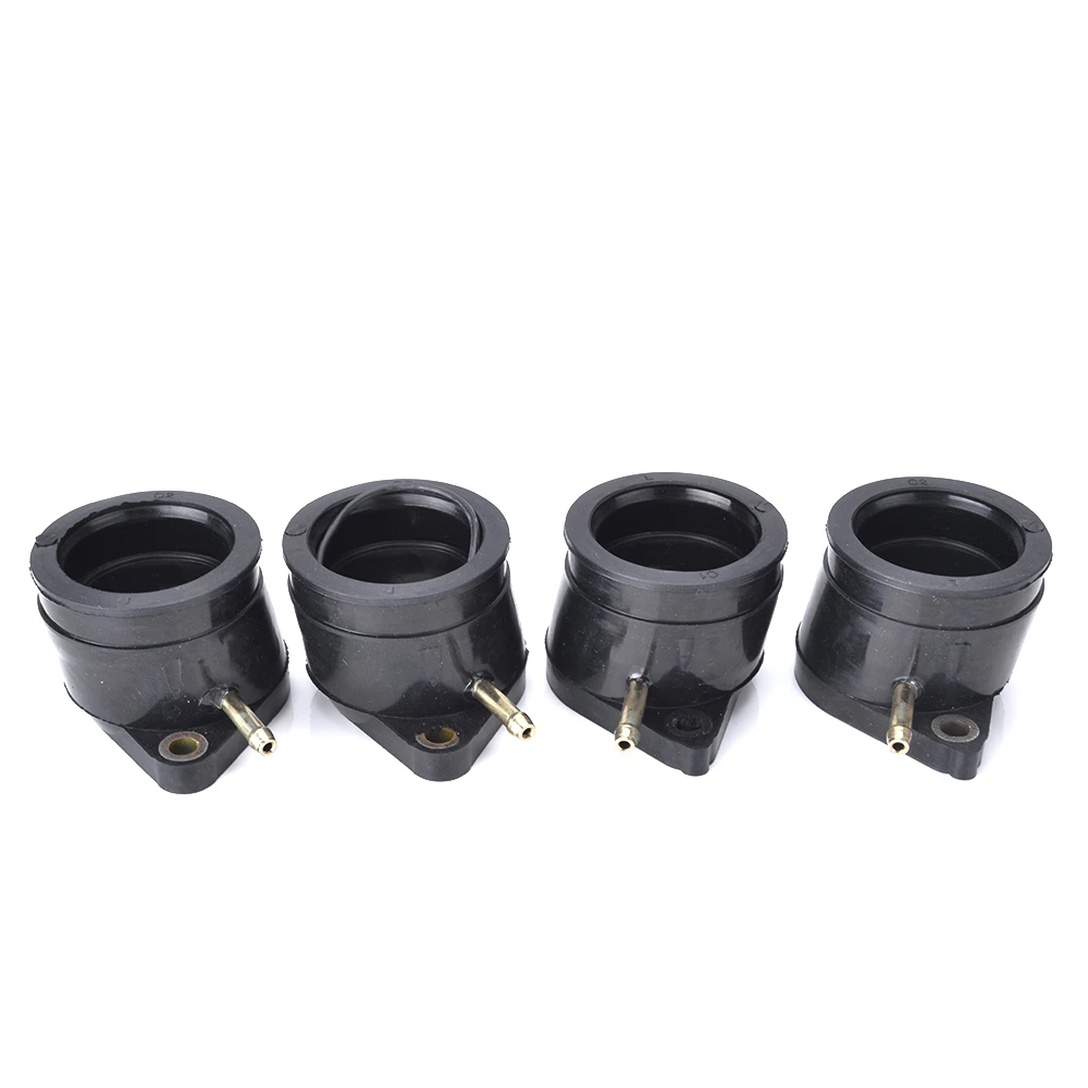 Motorcycle 4Pcs Carburetor Interface Adapter For Yamaha XJ 900 XJ900 31A 58L XJ 900F XJ900F 900 4BB 31A-13586-00 31A-13596-00