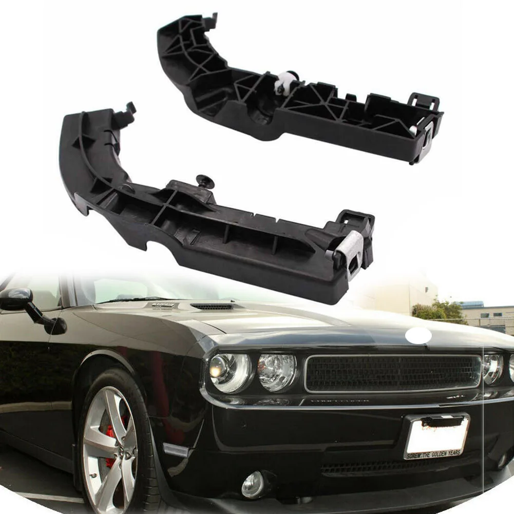 2Pcs Auto Front Bumper Support Bracket For Dodge Challenger 2008 2009 2010 2011 2012 2013 2014 2015 2016 2017 2018 201 2020 2021