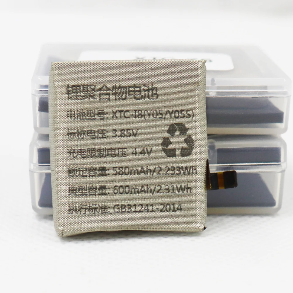 

5pcs/lot 3.85V 580mAh Battery for XTC-18 Y05 Y05S Smart Watch Battery