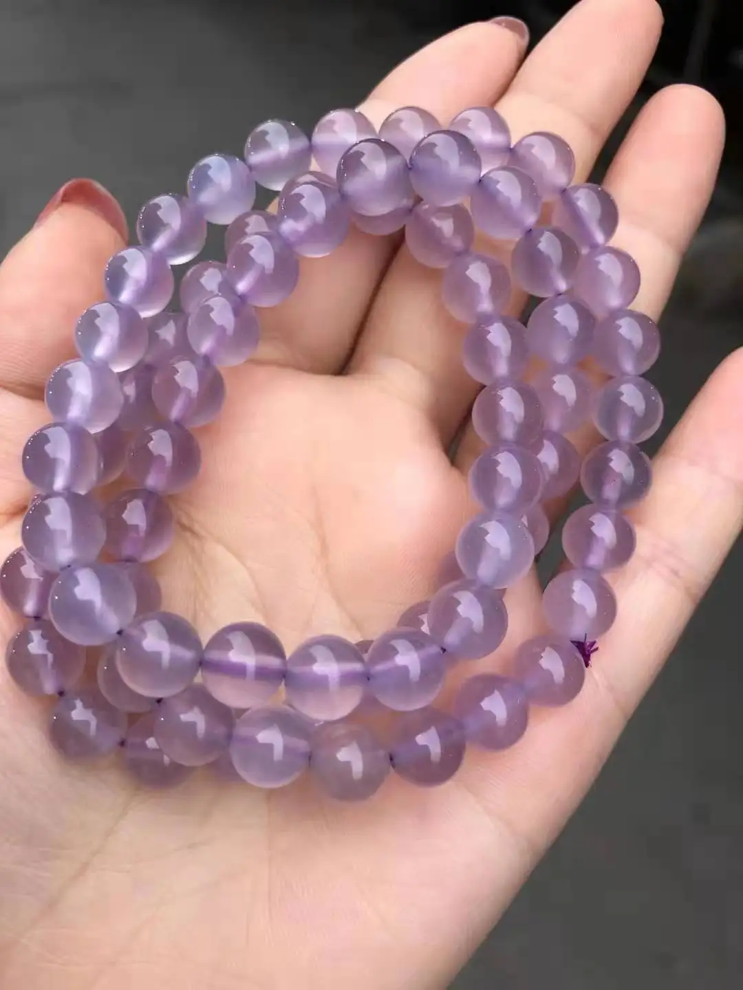 

100%Natural Chalcedony bracelet handmade charm bracelet for women real Purple Agate bracelet for women bangles women accessories