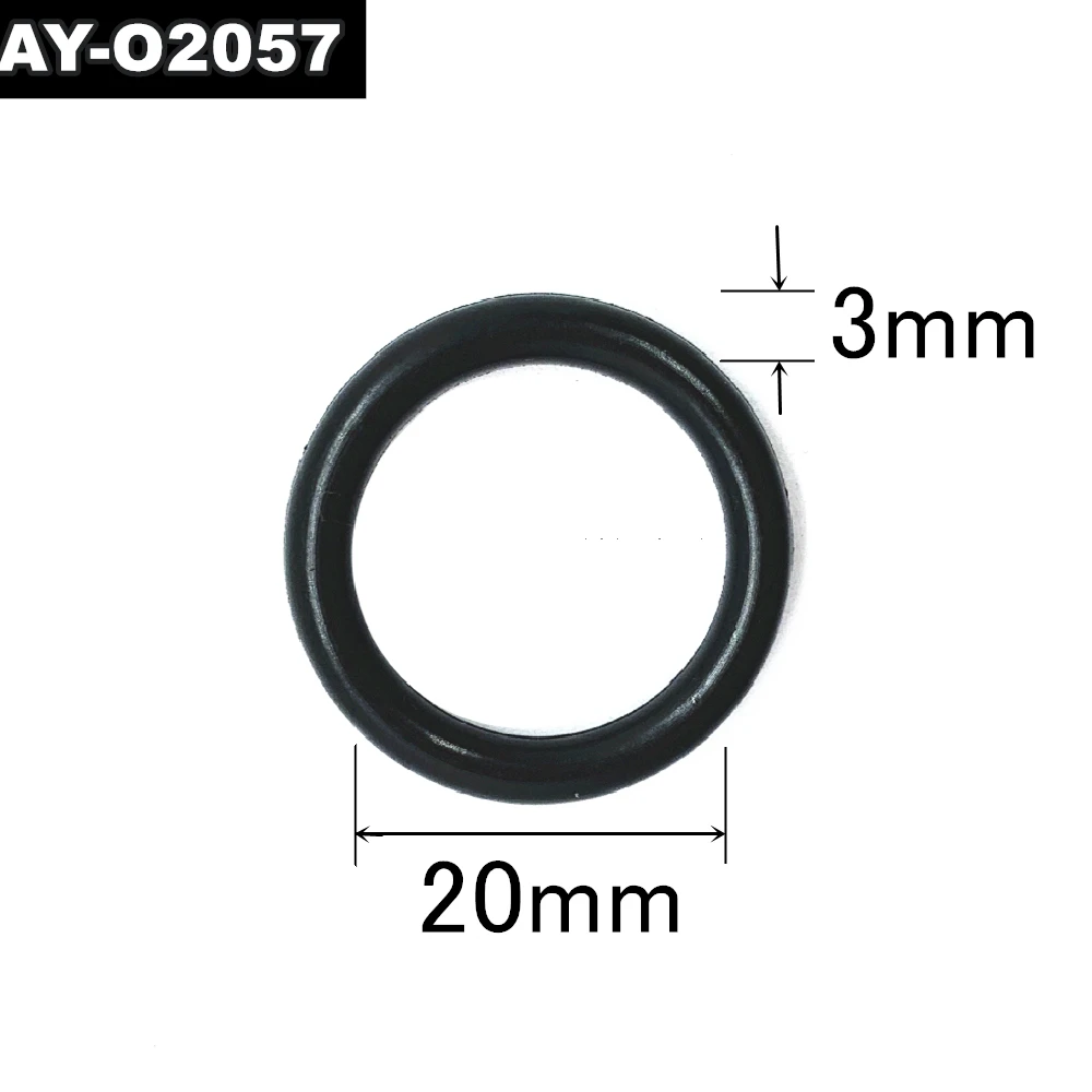 

50pieces wholesale 20*3mm rubber orings fuel injector seals for Japan cars (AY-O2057)