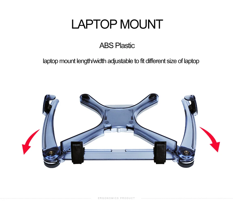 OA-7X Multimedia Desktop Dual Arm 27inch LCD Monior Holder+ Laptop Holder Stand Table Full Motion Dual Monitor Mount Arm Stand