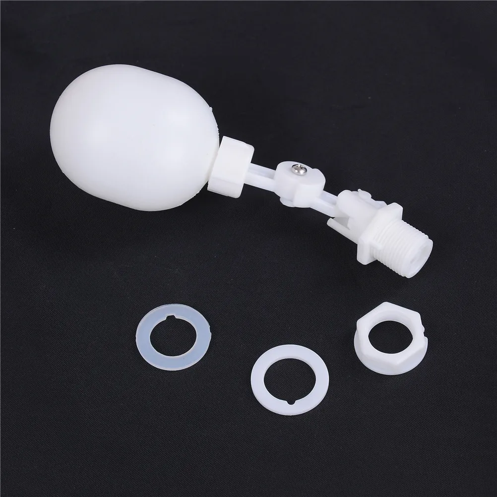 Mini Válvula de flotación de plástico ajustable, Control de acuario de bola, interruptor de Control de seguridad para tanque de torre de agua, accesorios de Acuario, 3/8 ", 1pc