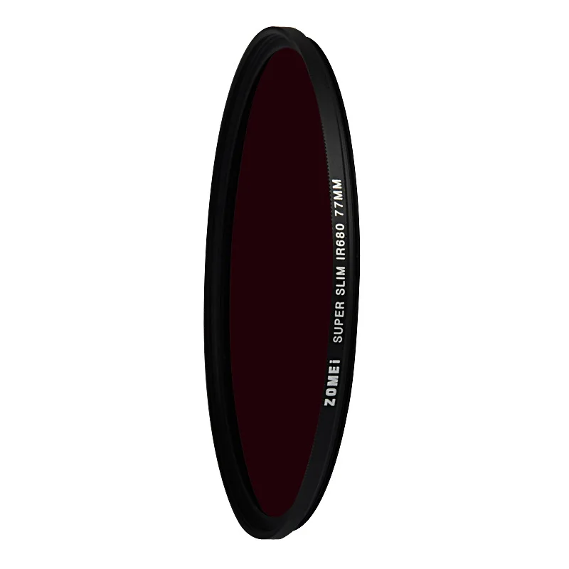 Zomei 680/720/760/850/950NM Infrared IR Filter Infrared mirror For DSLR lens Mirror Sliver Rimmed 46/49/52/55/58/62/67/72/77 mm