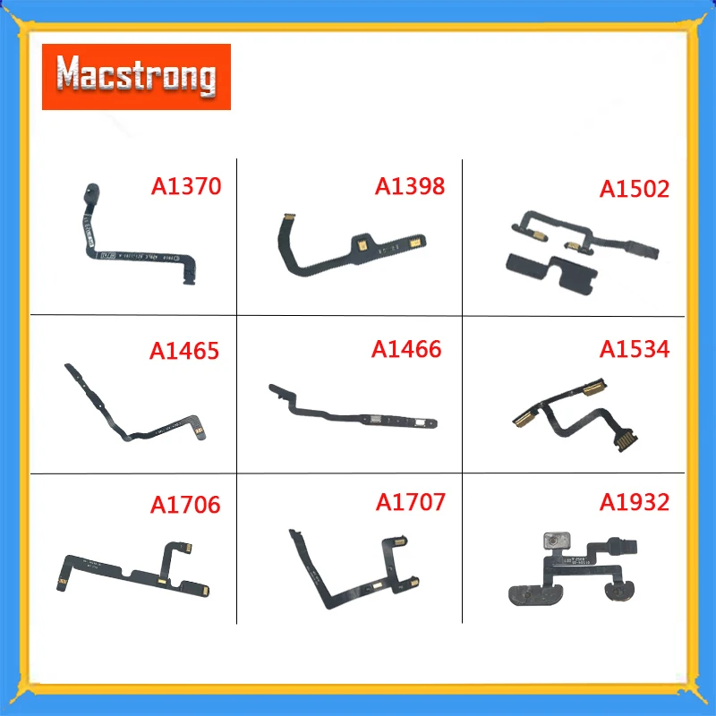 Original A1706 A1708 Microphone Cable for MacBook Air A1466 A1534 A1932 Mic Flex Cable Pro A1278 A1502 A1370 A1398 A1707