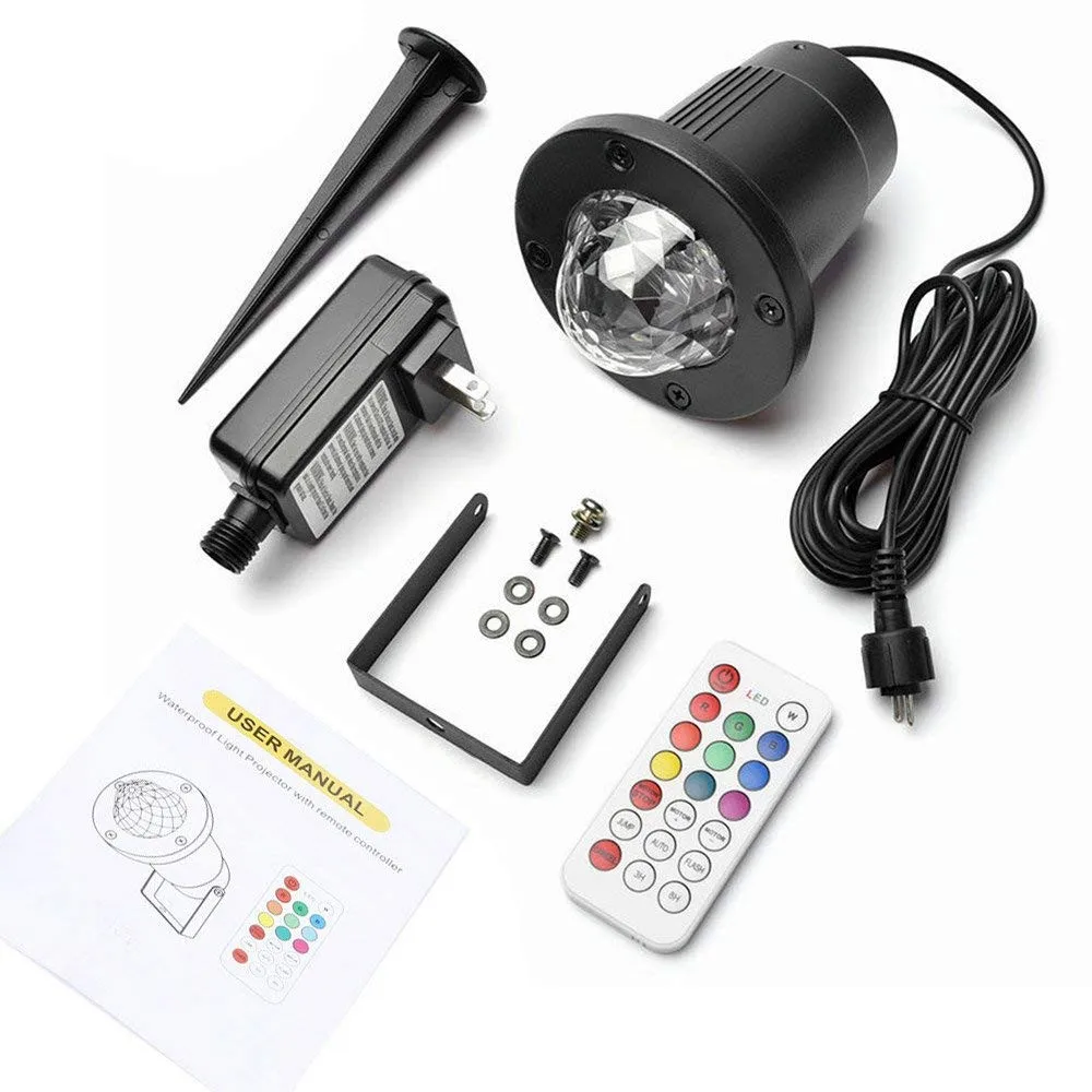 AC220V Rgb Water Wave Vlam Effect Projector Lichten Buiten Waterdichte Led Rimpel Disco Stage Light Landschap Tuin Spotjes