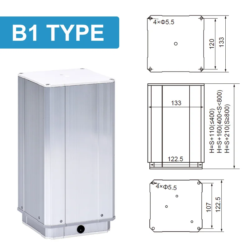 Electric lifting equipment telescopic device system DC24V column lift table legs Laboratory electric control lift table Pillar