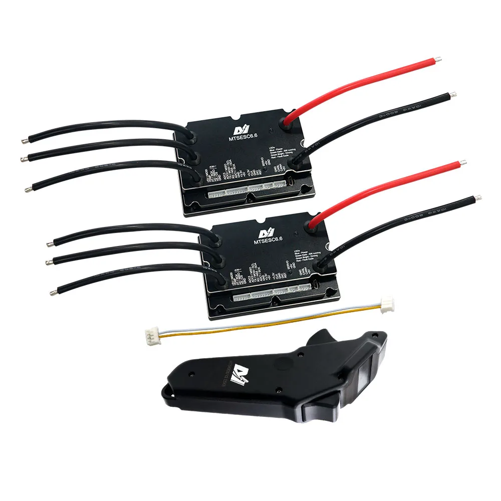 

Maytech Dual Motor Electric Skateboard DIY 2Pcs 200A Speed Controllers Dual ESC With Canbus New V2 Remote